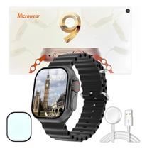 Relógio Inteligente Smartwatch Ultra 9 Max Pro 3 Botão Envio Imediato