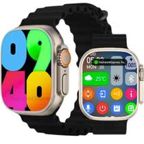 Relógio Inteligente Smartwatch Ultra 9 Plus 49MM Bluetooth Aprova dágua U9 PLUS Ultra Serie 9 Android IOs 2025 BRINDES