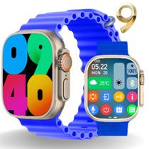 Relógio Inteligente Smartwatch Ultra 9 Plus 49MM Bluetooth Aprova dágua U9 PLUS Ultra Serie 9 Android IOs 2025 BRINDES