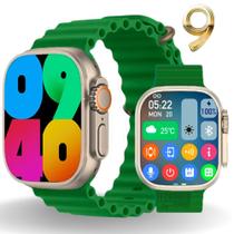 Relógio Inteligente Smartwatch Ultra 9 Plus 49MM Bluetooth Aprova dágua U9 PLUS Ultra Serie 9 Android IOs 2025 BRINDES