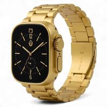 Relogio Inteligente Smartwatch Ultra Gold 49mm Dourado