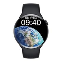 Relógio Inteligente Smartwatch W28 Pró Preto Troca de Foto de Fundo