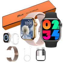 Relogio Inteligente Smartwatch W59 Pro 41mm Serie 9 Android iOS Faz Ligaçoes Microwear C/Nf