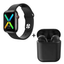 Relogio Inteligente Smartwatch X8 44mm Android iOS + Fone Inpods 12