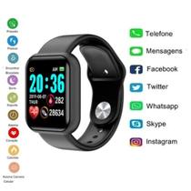 Relogio Inteligente Smartwatch Y68 Bluetooth Cores FitPro