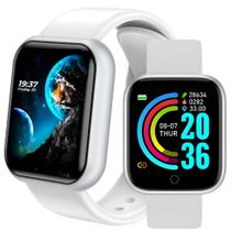 Relógio inteligente Smartwatch Y8 inclui fotos de fundo, monitor esportivo, Resistente à Água IP67