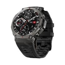 Relógio Inteligente Tático Militar Camuflado 48mm GPS De Banda Dupla Resistente À Água 10ATM Bússola