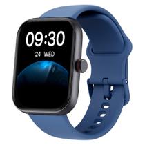 Relógio inteligente TOOBUR Alexa com tela HD embutida de 1,91" azul