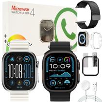 Relogio Inteligente U4 Plus Tela Amoled Serie 10 Gps Nfc Assistente de Voz Siri Smart Watch Unissex