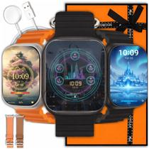 Relógio Inteligente Ultra 4 Mini Pro Prata Com Design Sofisticado E Funções Smart Entrega Ágil