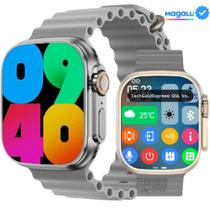 Relógio inteligente Ultra 9 Plus Smartwatch Geração 9 Android IOs 2024 GPS Masculino Feminino NFC 49mm - Microwear