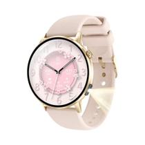 Relógio Inteligente Ultra-Fino Feminino Com Display Sempre Ativo Lanterna Monitor De Frequência