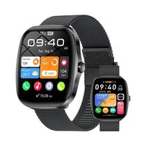 Relógio Inteligente Unissex À Prova D'Água Com Monitor De Frequência Cardíaca Para Fitness E