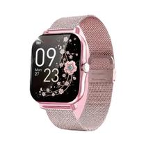 Relógio Inteligente Unissex Com Monitoramento De Pressão Arterial E Oxigênio No Sangue, Chamadas