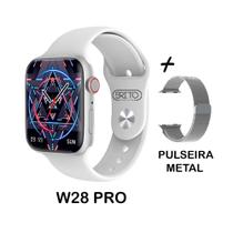 Relogio Inteligente W28 Pro Lançamento 2023 Serie 8 + Pulseira Milanese - Microwear