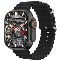 Relógio Inteligente W69 Ultra Watch Academia Corrida Masculino Feminino Amoled 2GB Coloca Musica