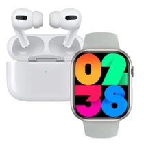 Relógio Inteligente Watch 9 Fone AirPro 2 2 Pulseiras 2025 Chamadas, Monitor de Saúde, Modo Esportivo para Todos