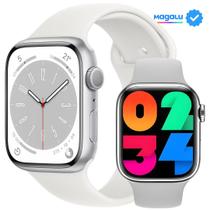 Relógio inteligente Watch 9 Pro Lançamento 2024 Série 9 NFC GPS tela infinita 2.2'' Qualidade Microwear Smartwatch masculino e feminino