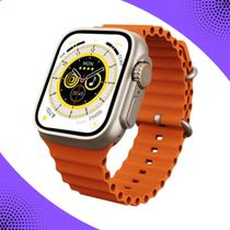 Relógio Inteligente Watch Hw8 Ultra Series 8 NFC Recebe e Faz Ligações Redes Sociais - Utilika