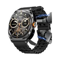 Relógio Inteligente Watch7 Ultra TWS Atualizado, IP68 À Prova d'Água, GPS, Fones De Ouvido Sem Fio