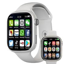 Relógio inteligente WearFit Pro 16GB Chip 5G Câmera rotativa Celular de Pulso Wifi Smartwatch com sistema Android integrado PlayStore - Howear
