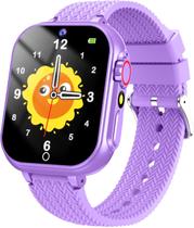 Relógio inteligente wepfum para crianças de 5 a 12 anos com tela HD de 32 jogos