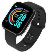 Relógio Inteligente Y68 Monitoramento de Saúde, SMS, ligações Compativel com iphone e android - Hebros