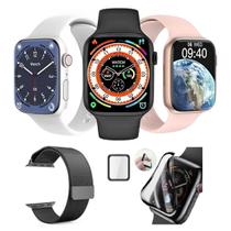 Relógio Intelingente Smartwatch 47mm Unissex Android iOS W59 pro Carregamento Indução Com Acessorios Extra