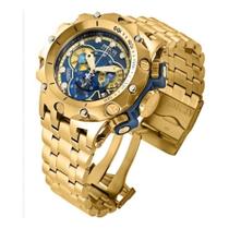 Relógio Invcta Reserve Venon Hybrid 27791 Gold 18k Blue Completo Confira Relógio Invcta Reserve Venon Hybrid 27791 Gold 18k Blue Completo Confira