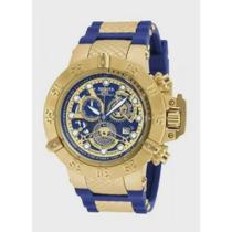 Relógio Invcta Subaqua Noma lll Azul C/Dourado Relógio Invcta Subaqua Noma lll Azul C/Dourado