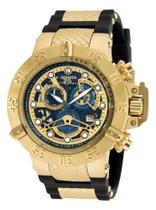 Relógio Invcta Subaqua Noma lll Preto C/Dourado Completo