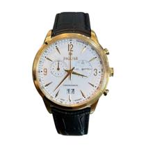 Relógio Jaguar Aura Chrono Aço Dourado/Couro J07CEGL01B-B2PX Relógio Jaguar Aura Chrono Aço Dourado/Couro J07CEGL01B-B2PX