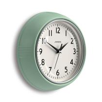 Relógio JONES CLOCKS Ketchup Retrô 25 cm Neo Mint