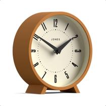 Relógio JONES CLOCKS Venus Amarelo Mostarda Retrô 15x14x5 cm