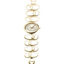 Relógio Just Cavalli Feminino Dourado IJ28304G Analógico 3 Atm Cristal Mineral Tamanho Pequeno