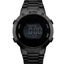 Relógio Kit Euro Preto EUBJ3279AB/K4P Relógio Kit Euro Preto EUBJ3279AB/K4P