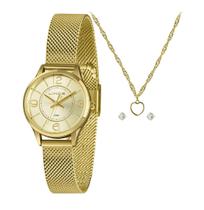 Relogio Kit Feminino Lince Dourado LRGH009L30 KAFUC2KX Relogio Kit Feminino Lince Dourado LRGH009L30 KAFUC2KX