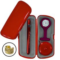 Relogio Lapela Lanterna Clinica Fita Metrica Estágio Saude