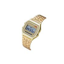 Relógio Led De Pulso Digital Masculino Feminino - 0002 Dourado