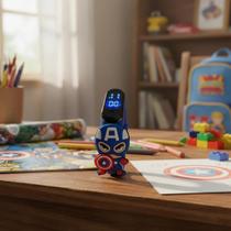 Relógio Led Digital Capitão América Prova D'água Vingadores Relógio Led Digital Capitão América Prova D'água Vingadores