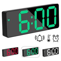 Relógio Led Digital De Mesa Com Despertador Alarme Temperatura Data Hora - MM VARIEDADES