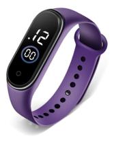 Relógio Led Digital Ultra-Leve, À Prova D' Água - Lilas