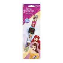Relógio LED infantil Princesas - Toyng