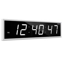 Relógio LED Ivation Huge Large Big Oversize 60 cm branco Relógio LED Ivation Huge Large Big Oversize 60 cm branco