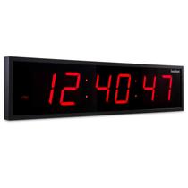 Relógio LED Ivation Huge Large Big Oversize 76 cm vermelho Relógio LED Ivation Huge Large Big Oversize 76 cm vermelho
