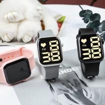 Relógio Led Tipo smart Esportivo Pulseira Silicone/Relógio de Pulso Adulto e Infantil Presente