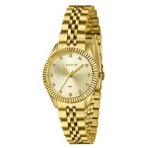 Relógio LINCE analógico feminino dourado LRGM058L32 C1KX