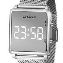 Relógio Lince Digital Led Feminino Prateado MDM4619L BXSX