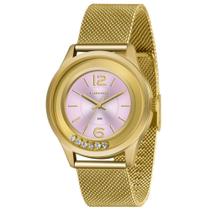 Relogio Lince Dourado Feminino Lrg4711l R2kx Com Pedrinhas