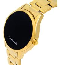 Relógio lince feminini led digital dourado mdg4618l vxkx